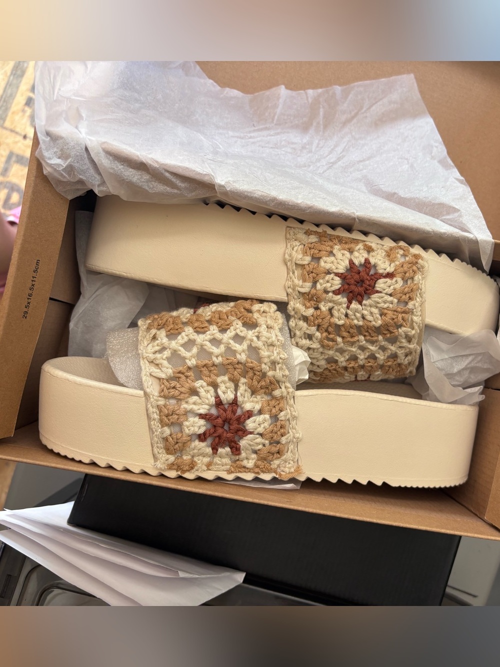 Crochet Platform Slides